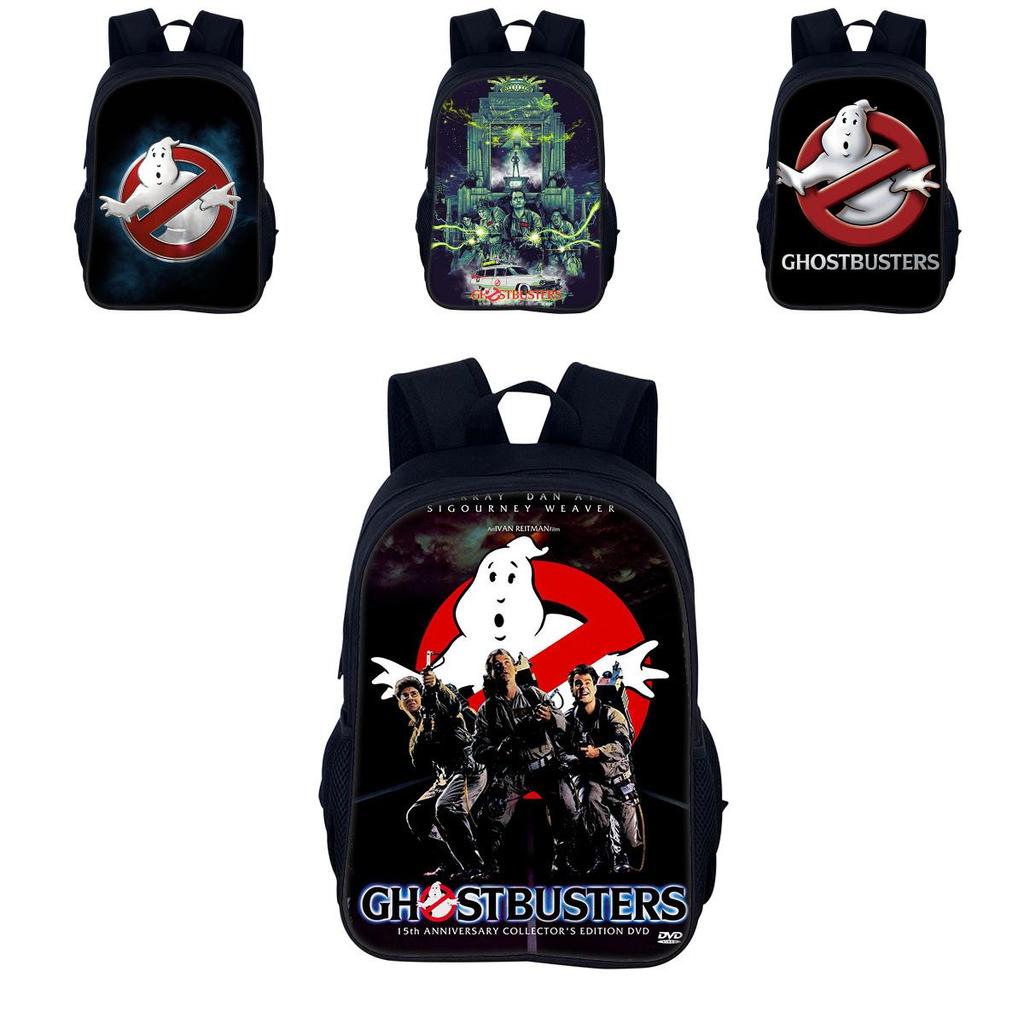 Ghostbusters 3d Print Kids Backpack With Nylon Material For School And Daily Use