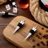 6 Pieces Metal Bottle Stopper 16 x 3/8 Blank Stainless Steel Wine Bottle Stopper Kit Reusable Wine Saver Corks Chrome Bottle Stopper Set Hardware for