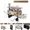 Faltbarer Outdoor Camping- und Picknickwagen