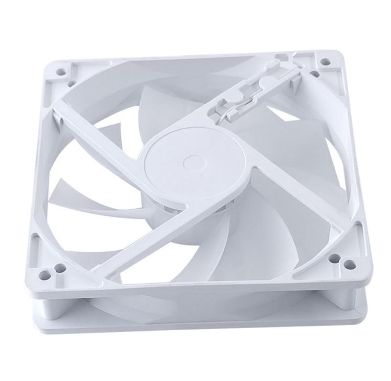 Quiet 12cm 4Pin Computer Case Fan 45CFM Airflow Durability ABS Material Forward Airflow Design