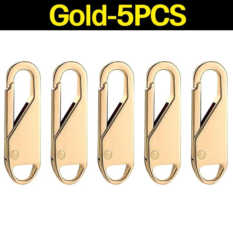 Universal Zipper Puller Replacement Instant Repair Zipper Head Kit Travel Bag Suitcase Wallet DIY Sewing Metal Zipper Sliders