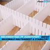 FlexiSort Drawer Dividers, Drawer Dividers, Drawer Compartment Dividers, Organizer, 4 Pieces