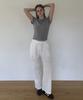 Ingi Active Strap Wide Pants White