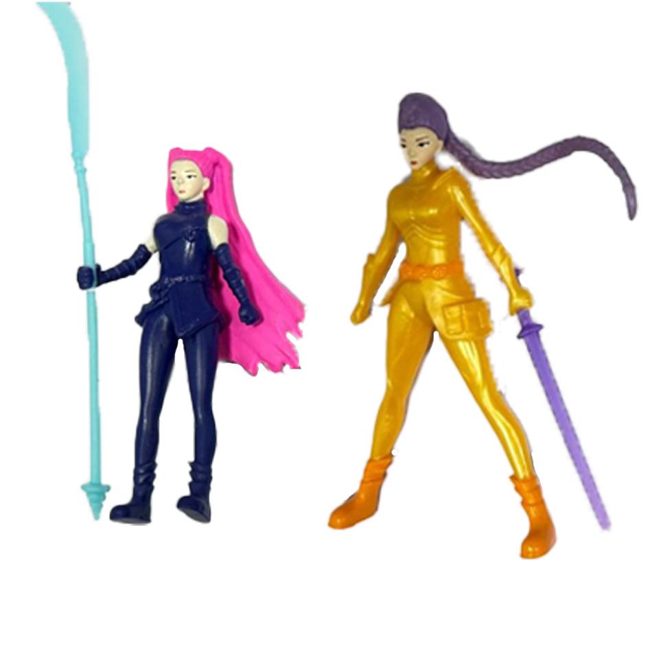 New KPop Dem On Hunter Girl Group Rumi Mira Zoey Jinu 2-4.5 Inch Kawaii Cute Figure Bagged Plush Collectible Halloween Party 8pc