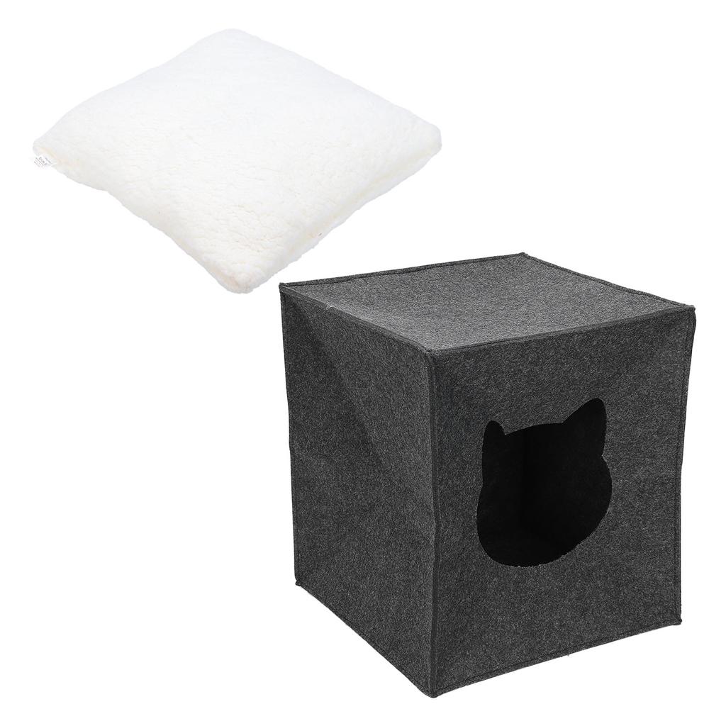 Soft Square Pet Bed Detachable and Washable Mini MediumSized Cat Bed Suitable for Cats Small Dogs