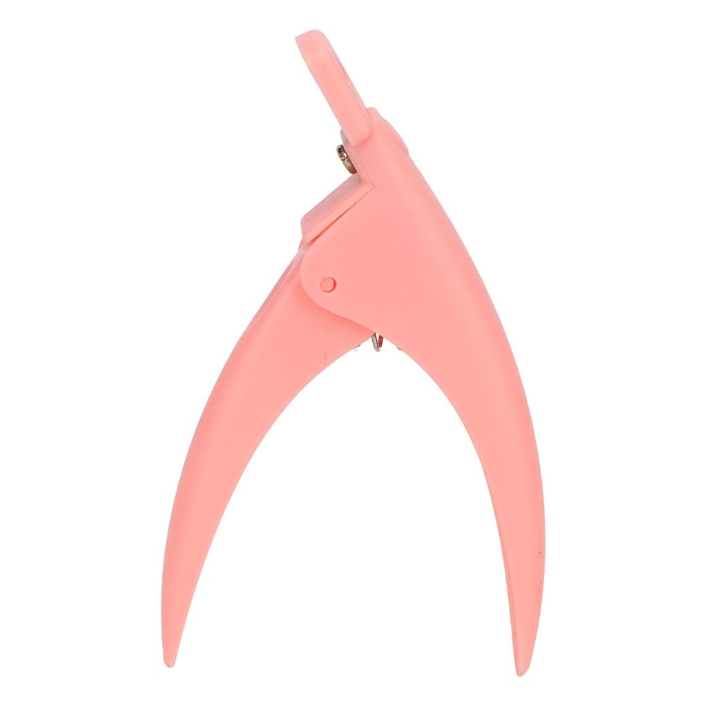 Nail Art Clipper Manicure Nail Tip Cutter Robust Simple Operating Fake False Nail Trimmer for DIY Pink