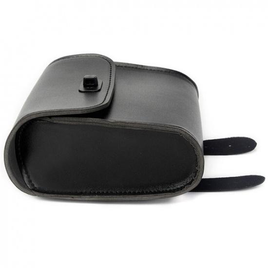 Universal PU Leather Bar Mount Luggage Saddle Bag Motorcycle Bicycle Tool Pouch