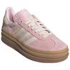 adidas Gazelle Bold Clear Pink Gum Women Sneakers Cream-White Gold-Metallic JQ7777