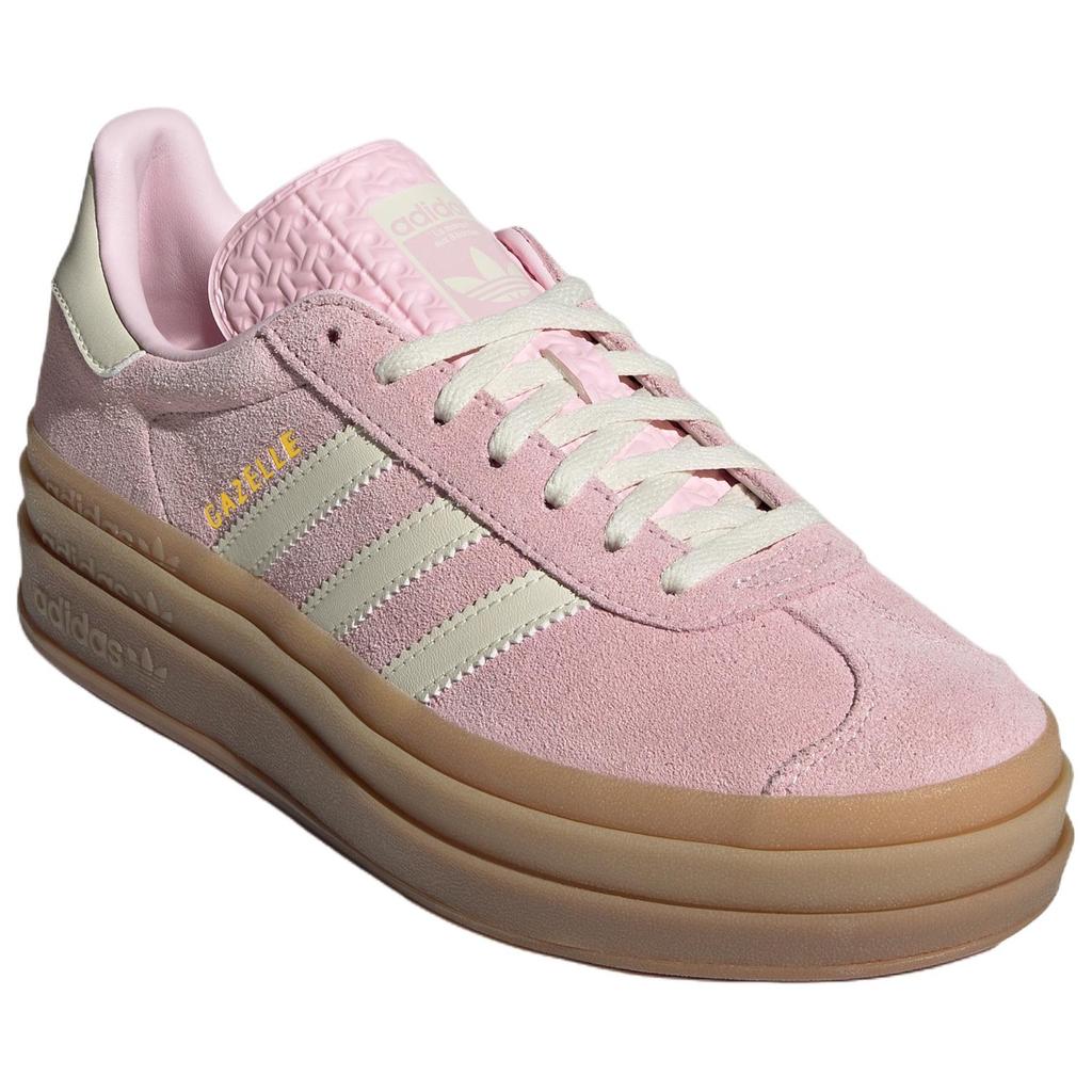 adidas Gazelle Bold Jasně Růžová Guma Dámské Tenisky Krémově Bílá Zlatá-Metalická JQ7777