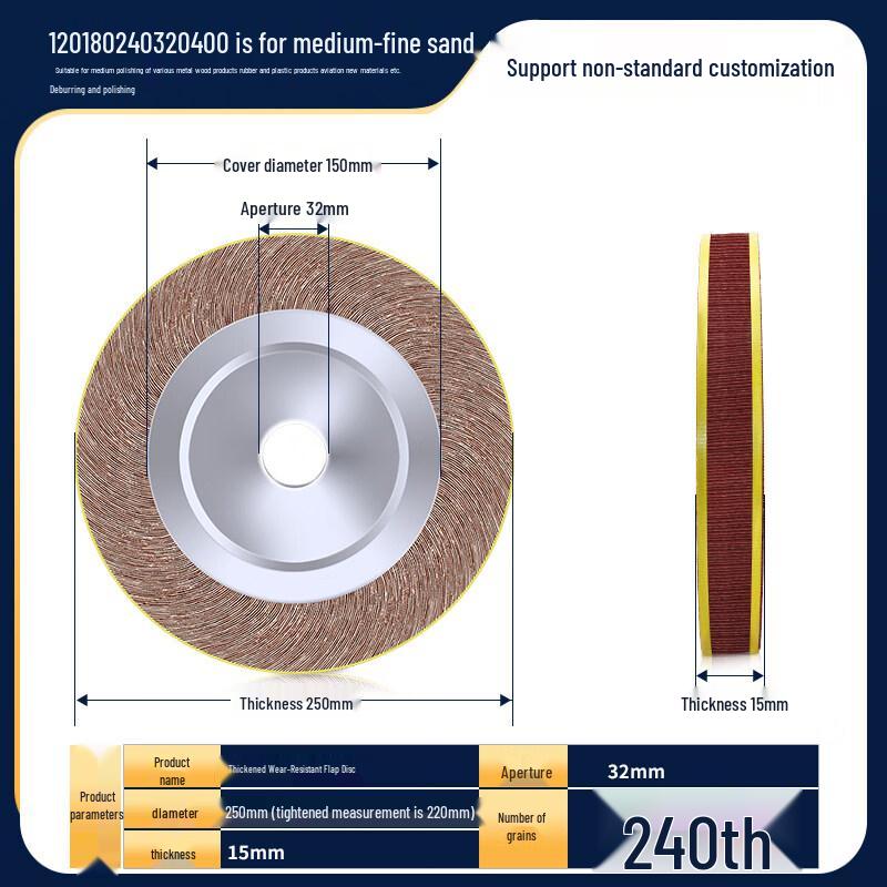 

Stainless Steel Flap Polishing Wheel
