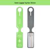 PVC Airplane Luggage Tag - Anti-Lost Suitcase Identifier