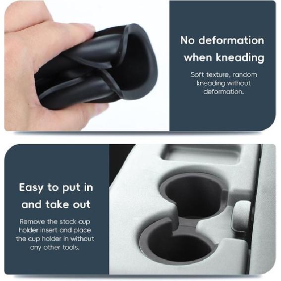 For Ford F250 F350 F450 F550 Front Console Cup Holder erts Replacement - 2PCS