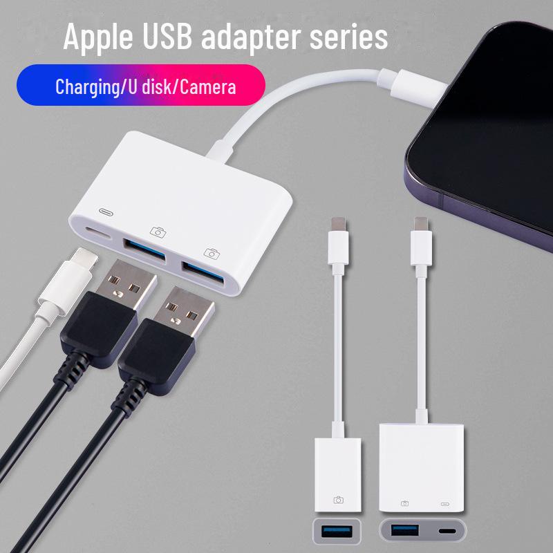 

OTG-адаптер Apple: Внешний флеш-накопитель USB 3.0 Lightning и зарядное устройство для iPhone