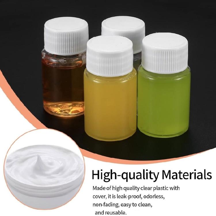 15ml Flaschen für Medikamente Transparente Flaschen für ätherische Öle und Lotionen