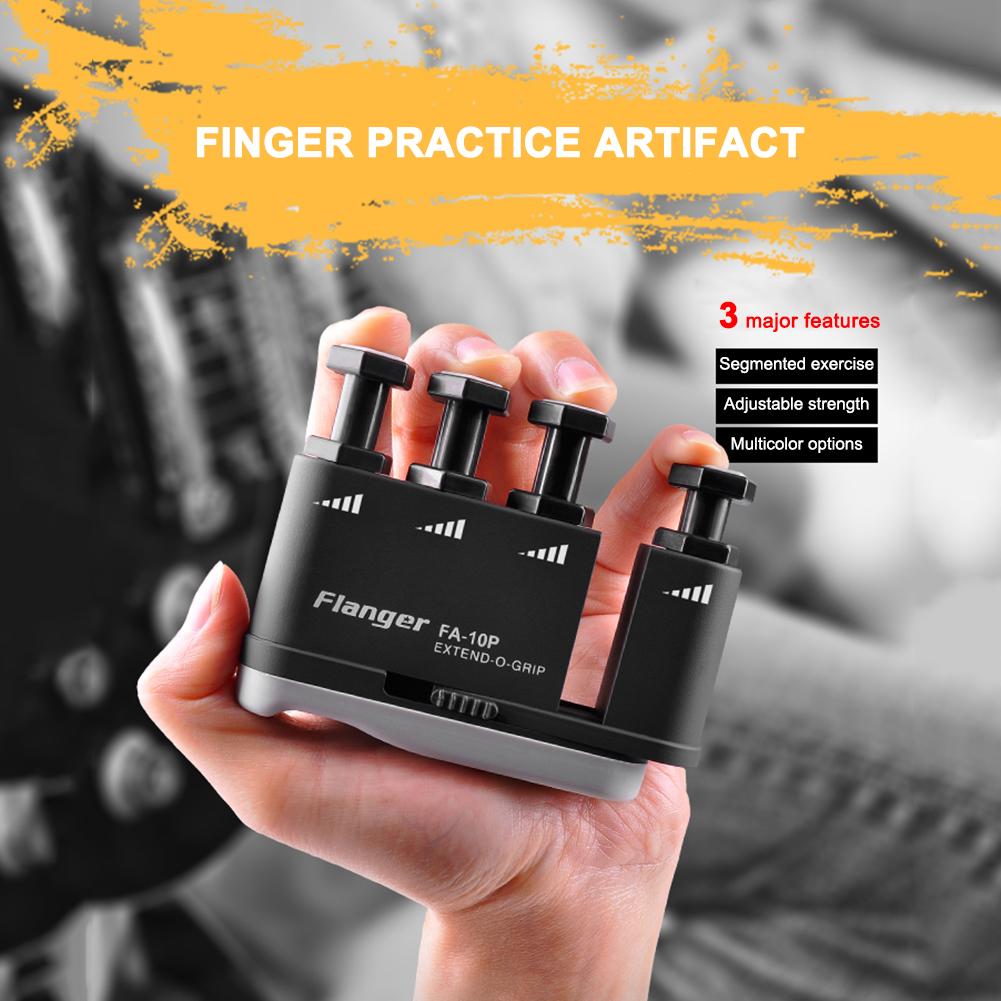 Guitar Hand Finger Exerciser Grip Power Trainer for Guitars Bass Piano Sensitivity Strength Power Practice Training Tool