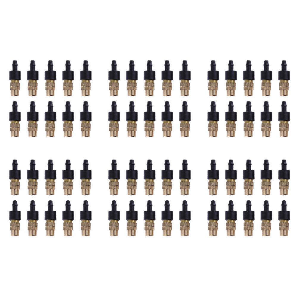 10-100pcs Adjustable Copper Mist Nozzle Garden Sprayer Nozzle Greenhouse Lawn Water Sprinkler Outdoor Garden Equipment