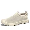 Old Beijing cloth shoes summer new trend hollow flying woven mesh breathable deodorant men's shoes fashion lazy one pedal