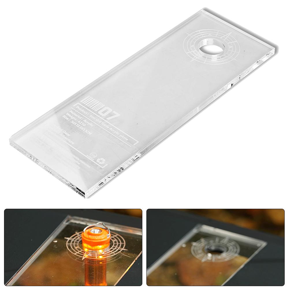 0.5 Unit Transparent Acrylic Board IGT Table Board Compatible with GZ Lamp Camping Table Board for Outdoor Camping IGT Table China Mainland