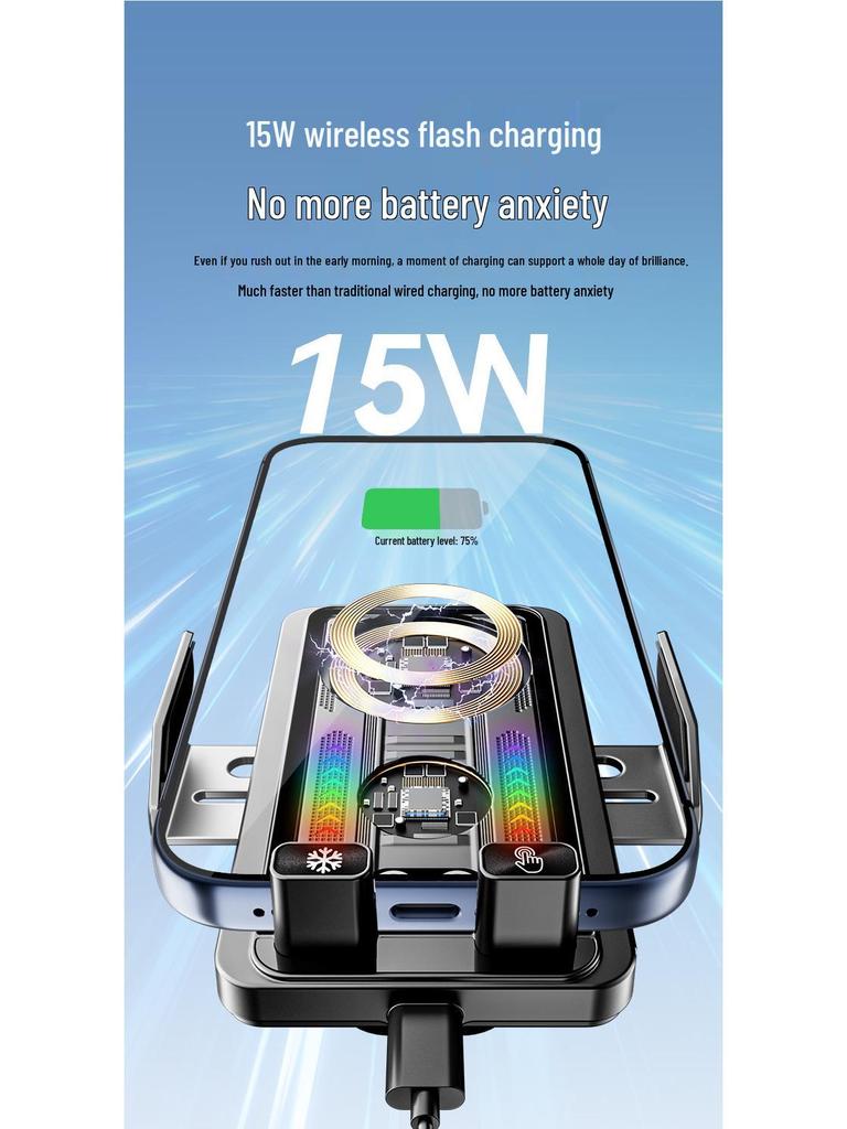 2026 High-Speed Car Wireless Charger with Temperature Control