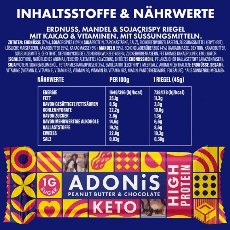 Adonis Pronetigel Keto Peanut Butter & Chocolate 45g