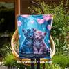 1pc Tiger Cubs Outdoor Flannel Blanket Soft Warm All-Season Throw for Sofa Bed Car Camping Office, Cozy Gift Idea1155S