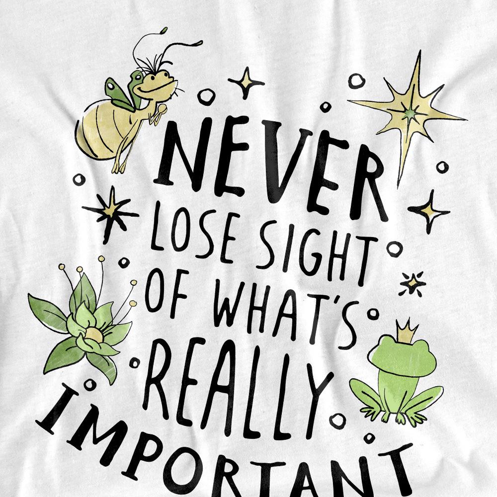 The Princess and the Frog Unisex Adult Never Lose Sight T-Shirt