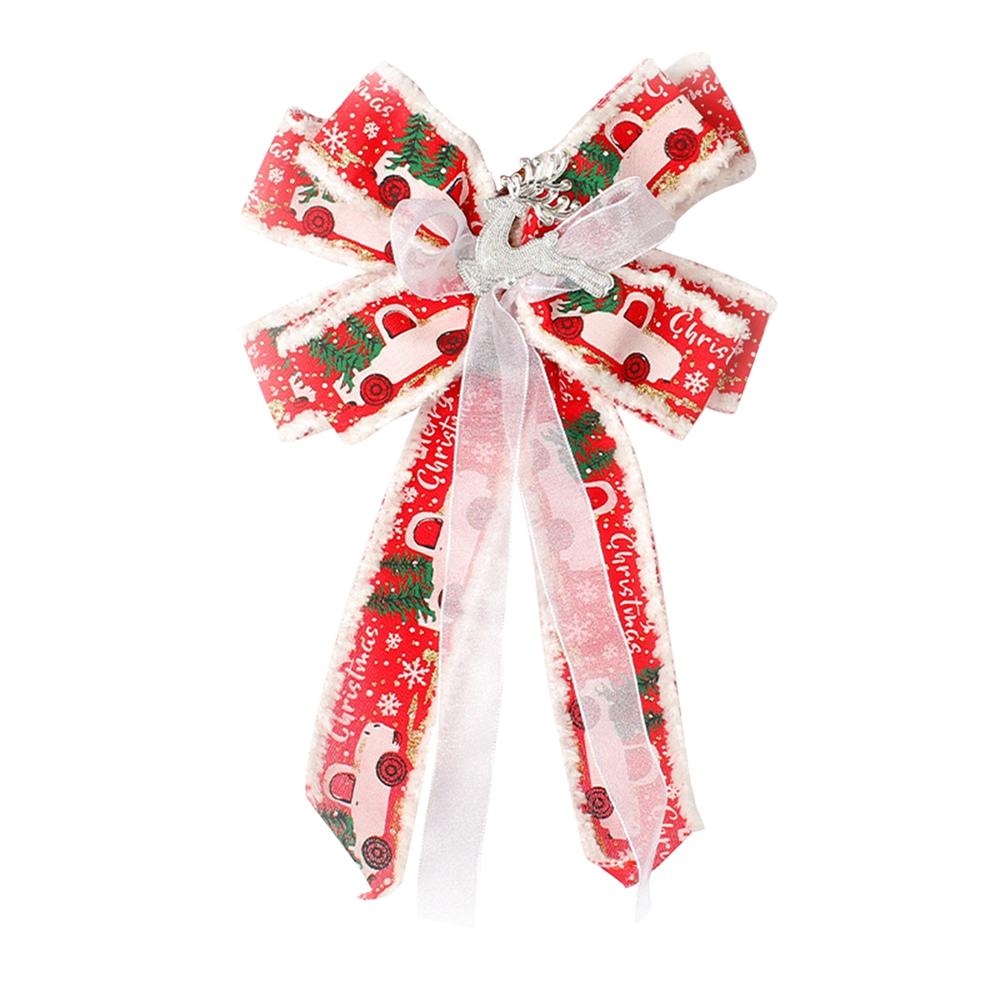 Large Christmas Bow Christmas Tree Topper Bows Christmas Decoration Supplies for Front Door Indoor Outdoor Wall Decoration