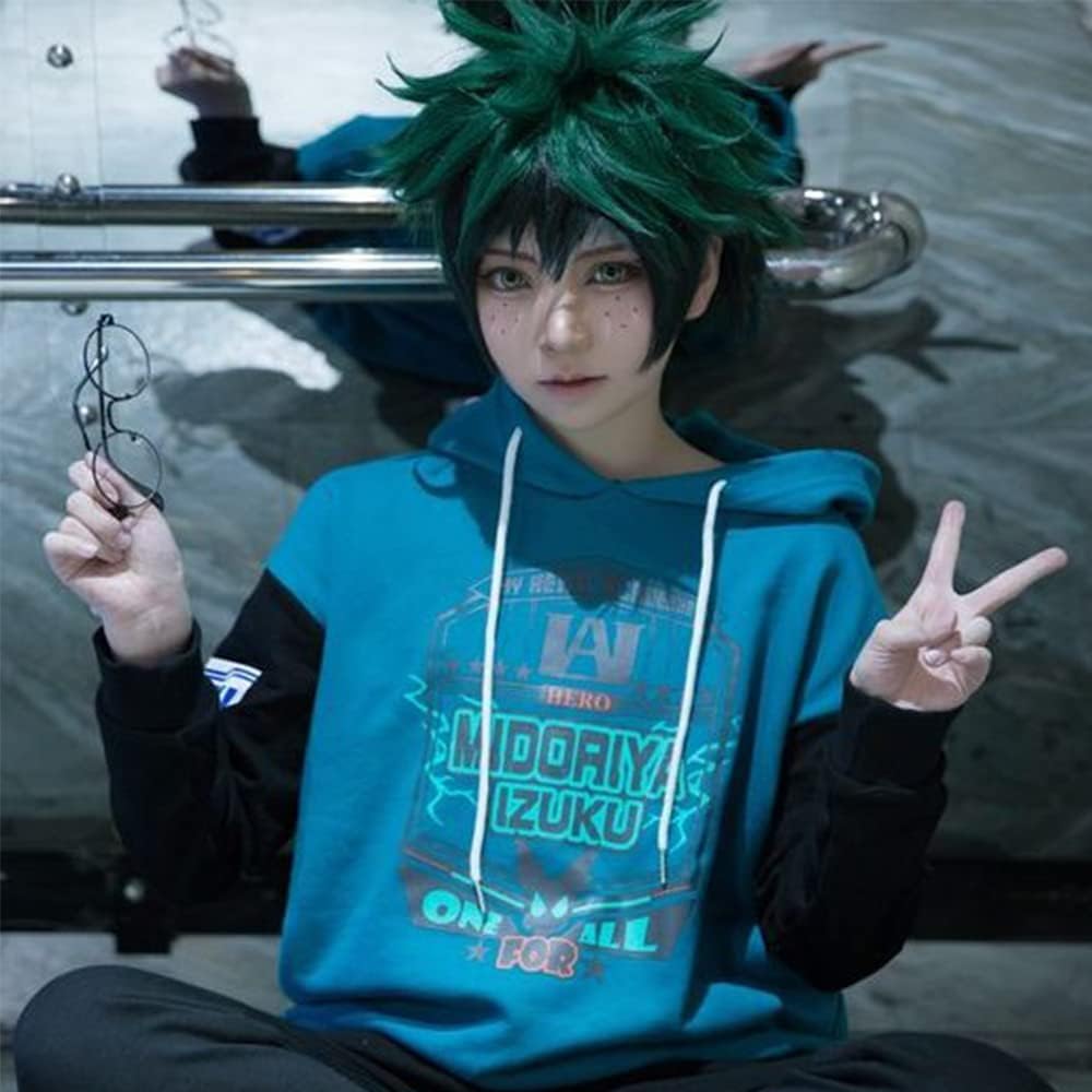 Izuku Midoriya Cosplay Wig Wig for School Cultural Photo Costume Includes Wig - Heat-resistant Cosplay, Costume, Event, Christmas, Halloween,