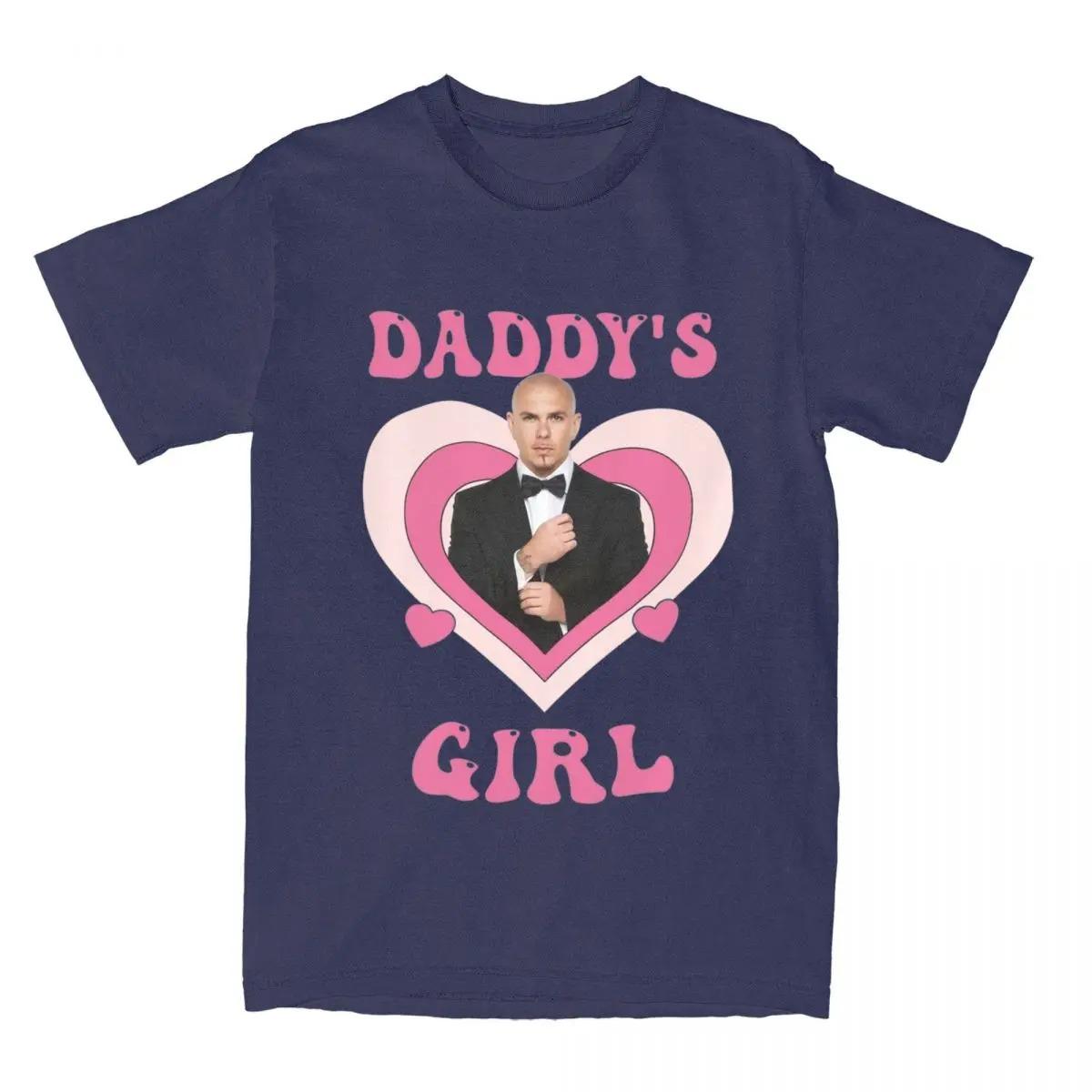 ZheXiong TEE Daddys Girl Pitbull Mr Worldwide T-shirt Zomer Zanger Roze Hart T-shirts Puur Katoen T-shirt Oversized hoge kwaliteit zacht t-shirt S