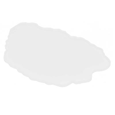 Silikonform DIY unregelmäßig gewellt Epoxidharz Tropfen Kleber Spiegel geformt Dekoration Tablett