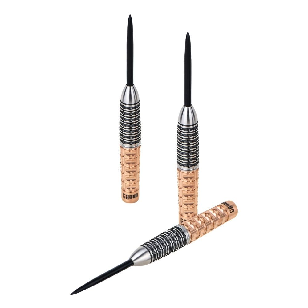 One80 GUNNER STEEL 22g Lawrence Ilagan player model dart barrel dart set ver.4 Black&Rosegold