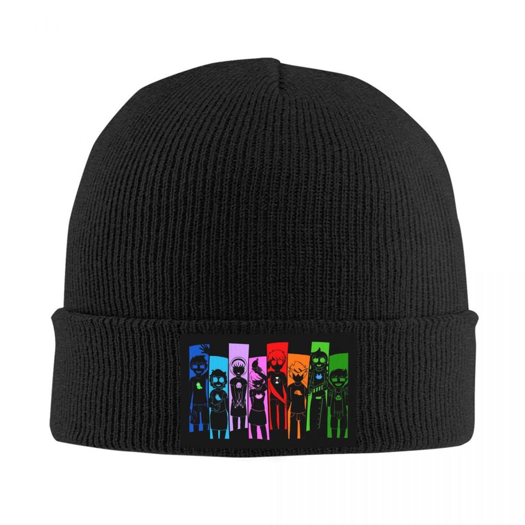 Cappello Caldo Lavorato a Maglia Homestuck Wheel Anime Berretto Invernale Cappello a Cuffia Berretti Skullies Cappelli Hip Hop per Unisex