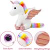 Einhorn Stofftier Weiche Einhorn Plüschtiere Regenbogen Rosa Einhorn Geburtstagsgeschenk für Mädchen Baby Kleinkind Kinder Party Heimdekoration
