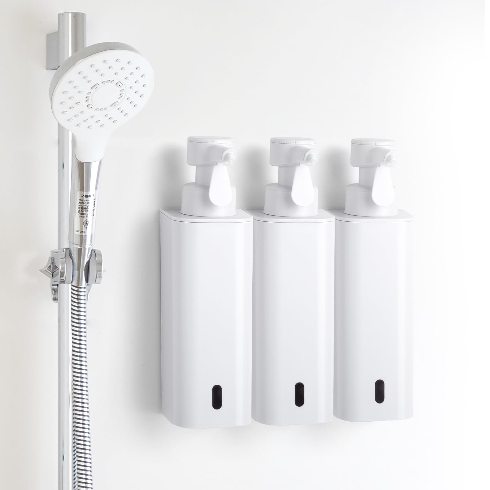 

YURION Automatic Soap Shampoo Dispenser with Magnetic Automatic 500ml Large Floating Stylish Easy Remaining Capacity Japanese Instructions Included