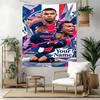 Mbappe Custom Your Name Wall Decor Tapestry Art For Pet Memorial Birthdaywedding Party Backdrop Family Gift