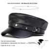 Star PU Leather Navy Cap Street Fashion Men and Women Hat Casual Waterproof Hats Casual Caps
