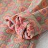 Autumn and Winter Cotton Flower Printing Women's Retro Style Small Flower Pajamas Set Long Sleeved Home Clothing Set