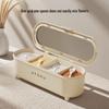 Cream Style Divided Kitchen Seasoning Box