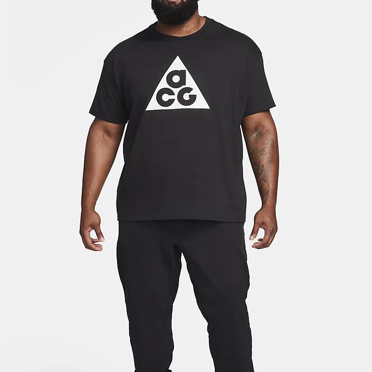 Nike ACG Logo T-shirt Black Men Streetwear DJ3644-010