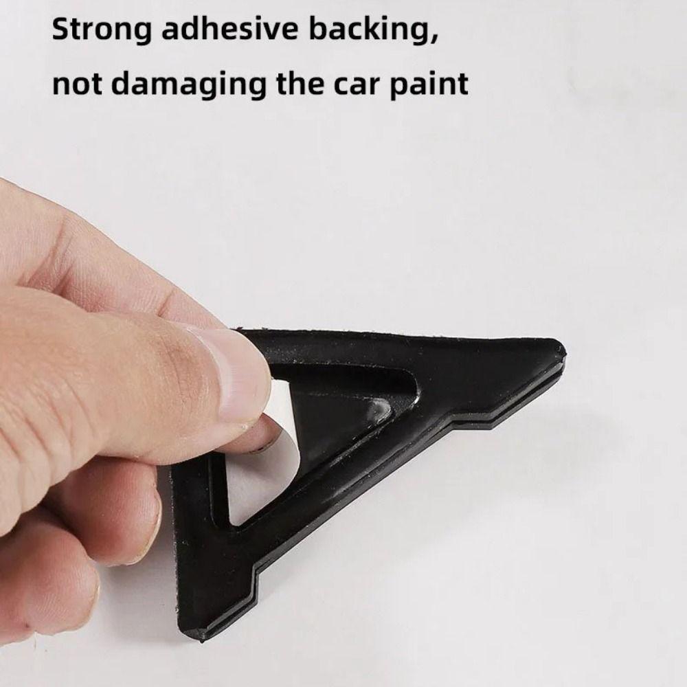 4PCS Anti-Scratch Auto Car Door Bumper Black Car Exterior Parts New Car Door Corner Covers