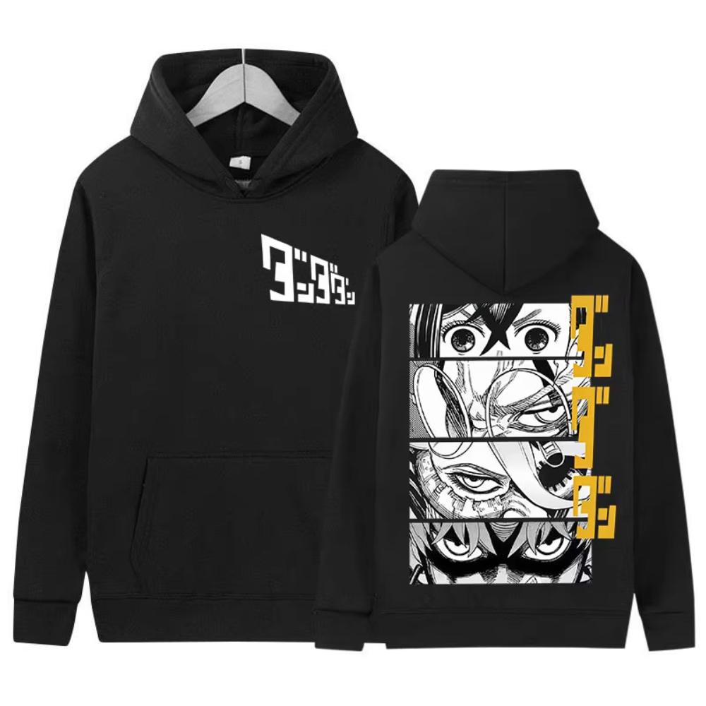 Japanese Anime Dandadan Okarun Graphics Hoody Men's Women Clothing Vintage Oversized Sweatshirt Loose Long Sleeve Hoodie