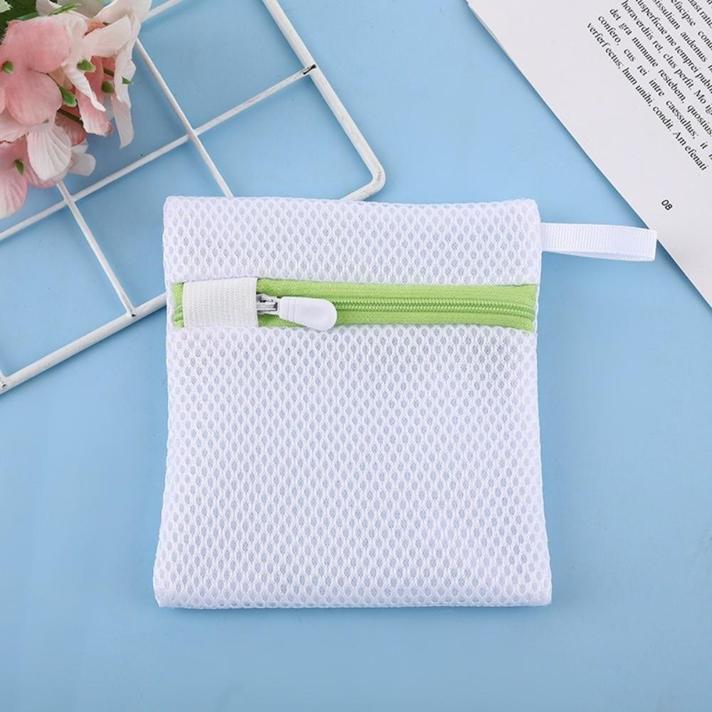 Mesh Machine Zipper Bag Mini Laundry Pods Washing Pouch Reusable Small Mesh Laundry Bag  Travel