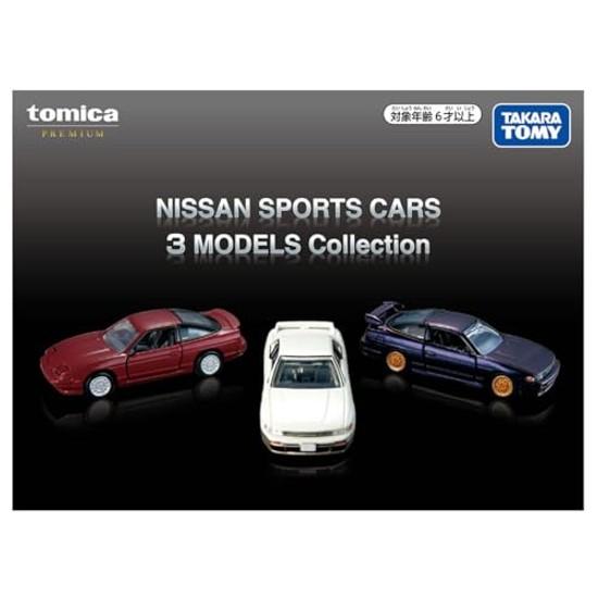 Takara Tomy Tomica Premium Nissan Sports Cars 3 Models Collection Miniature Toy Ages 6 Up