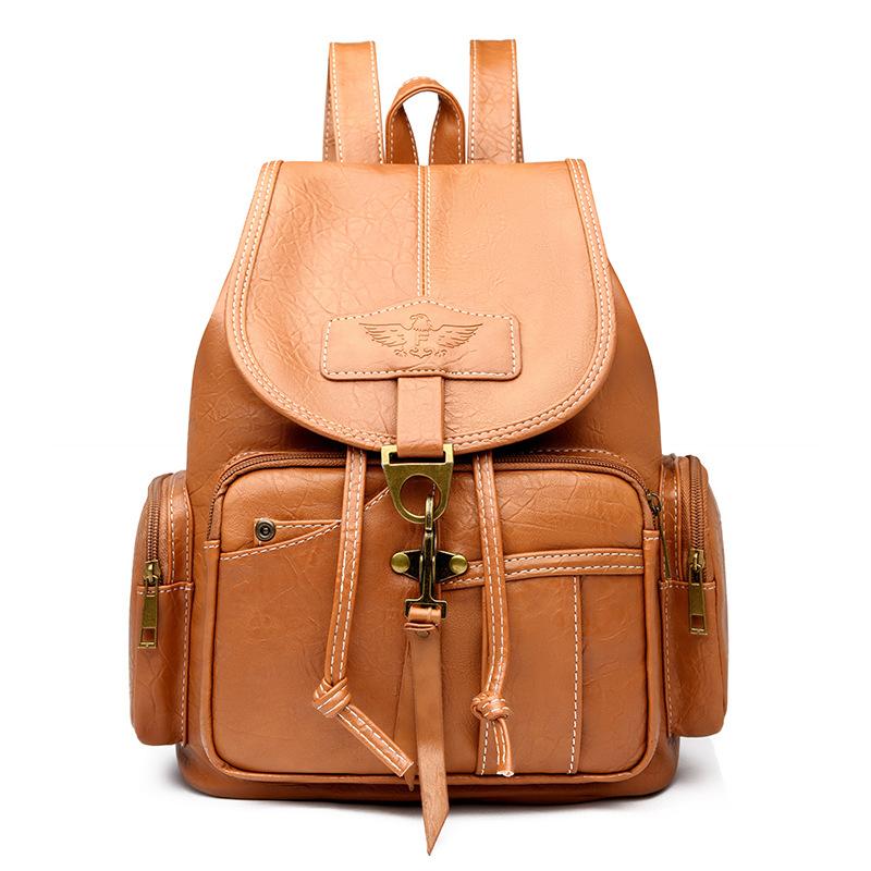 Retro Backpack, Trendy and Fashionable Women's Bag, Large Capacity Backpack, Simple Travel Backpack, High-quality Bag