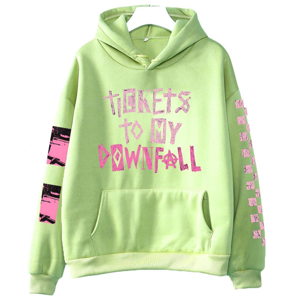 Tickets Anniversary Hoodie Rapper Mgk Sweatshirt Harajuku Hip Hop Pullover Tops Sweatshirts Fans Gift Clothes Unisex High Street