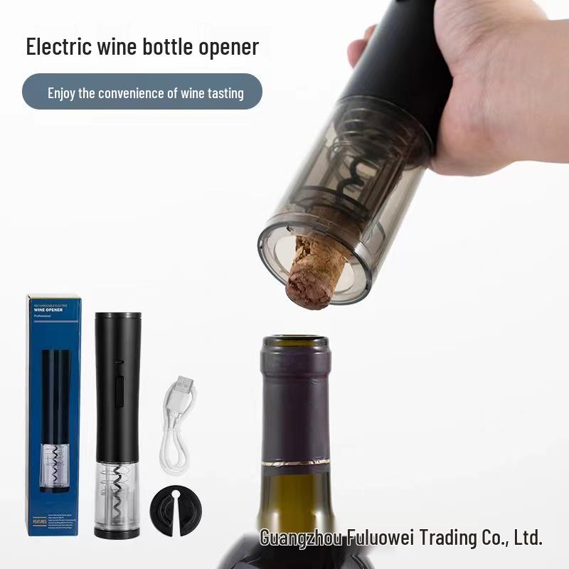 Electric Wine Opener Set - Automatic, Rechargeable & Silent