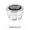 Universal Colorful Car Lighter Dust Cover High-quality Cars Ejector Button Decorative Plug Protective Cover Auto Accessories