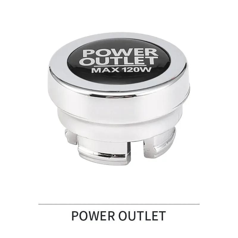 Universal Colorful Car Lighter Dust Cover High-quality Cars Ejector Button Decorative Plug Protective Cover Auto Accessories