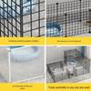 Indoor Pet Fence: Dog and Cat Barrier Gate with Iron Mesh for Anti-Escape and Isolation
