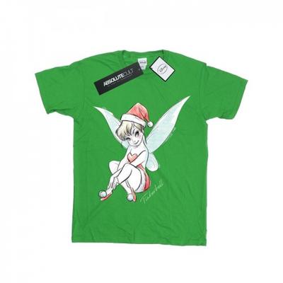 Girls Tinkerbell Christmas Fairy Cotton T-Shirt